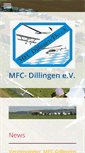 Mobile Screenshot of mfc-dillingen.de